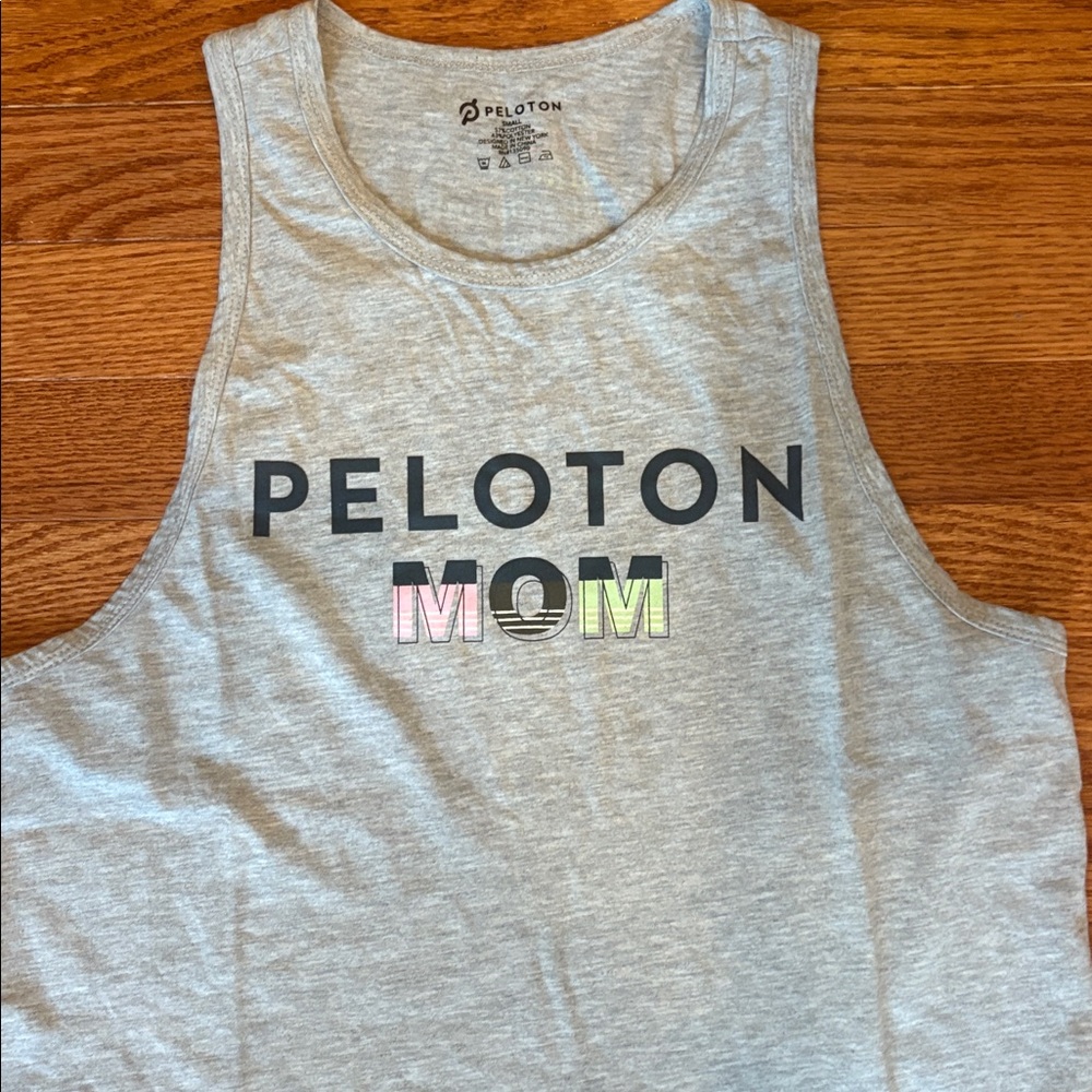 Peloton MOM Light Heather Gray Tank